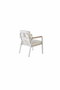 Hanah Home Monte - Cream Conjunto de Mesa y Sillas de Jardín de 7 Piezas